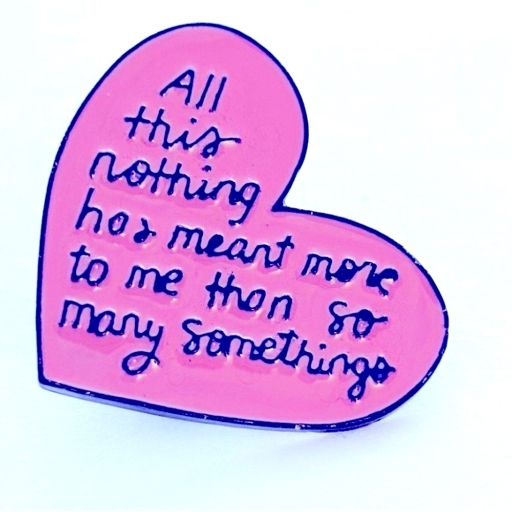 Heart Enamel Pin, NWT